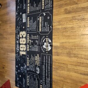 Back in 1983 Banner/Flag